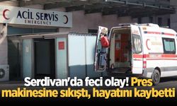 Serdivan'da feci olay! Pres makinesine sıkıştı, hayatını kaybetti