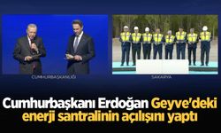 Cumhurbaşkanı Erdoğan, Geyve Rüzgar Enerji Santrali'nin açılışını gerçekleştirdi
