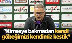 Sakaryaspor teknik direktörü İrfan Buz: "Kimseye bakmadan kendi göbeğimizi kendimiz kestik"