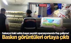 Sakarya'daki sahte kaşar peyniri operasyonunda flaş gelişme! Baskın görüntüleri ortaya çıktı