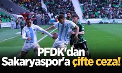 PFDK'dan Sakaryaspor'a çifte ceza!