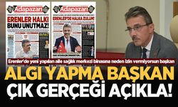 Erenler'de yeni yapılan aile sağlık merkezi binasına neden izin vermiyorsun başkan! Çık gerçeği açıkla