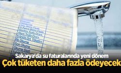 Sakarya'da su tüketimi artık kademeli ücretlendirilecek! Çok tüketen daha fazla ödeyecek