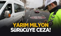 Bir haftalık trafik raporu: 498 bin 666 araca-sürücüye ceza