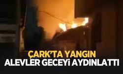 İş yeri alev alev yandı