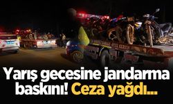 Yarış gecesine jandarma baskını! Ceza yağdı...