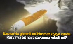 Karasu sahilinde şok! Rus mühimmatı bulundu!