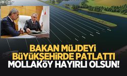 Bakan Bak Mollaköy projesi için müjdeyi Büyükşehir’de verdi