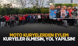 Ölümlü kaza sonrası, motokuryelerden o yolda eylem!