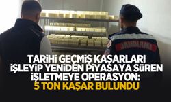 Vatandaşa yedireceklerdi; 5 ton tarihi geçmiş kaşar ele geçirildi