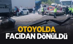 Otoyolda faciaya ramak kaldı