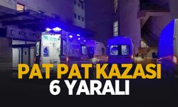 Karapürçek'te patpat devrildi: 6 yaralı