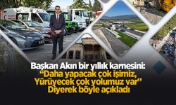 Başkan Akın bir yıllık karnesini : “Daha yapacak çok işimiz, yürüyecek çok yolumuz var” diyerek böyle açıkladı