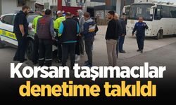Korsan taşımacılar denetime takıldı