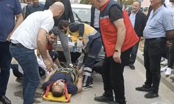 Karasu'da eski muhtar kazada yaralandı