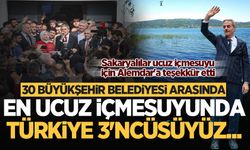 Sakarya en ucuz içmesuyu kullanan şehirler arasında 3'üncü oldu!