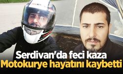 Serdivan'da feci kaza: Motokurye hayatını kaybetti