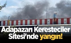 Adapazarı Keresteciler Sitesi'nde yangın!