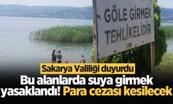 Sakarya Valiliği duyurdu: Bu alanlarda suya girmek yasaklandı! Para cezası kesilecek