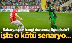 Sakaryaspor hangi durumda ligde kalır? İşte o kötü senaryo...