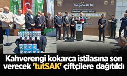 Kahverengi kokarca istilasına son verecek 'tutSAK' çiftçilere dağıtıldı