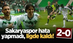 Sakaryaspor hata yapmadı, ligde kaldı! Sakaryaspor 2-0 Esenler Erokspor