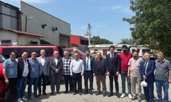 CHP'li heyetten Güneşler Dolmuş Durağı’na ziyaret