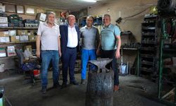 Başkan Ata, Küçük Sanayi Sitesi esnafını ziyaret etti