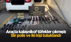 Kalaşnikof tüfekler ele geçirilmişti; Biri polis 3 kişi tutuklandı