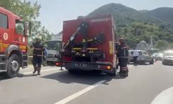 Karaçam yolunda kaza