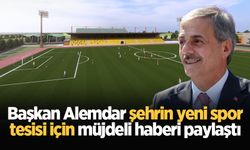 Başkan Alemdar şehrin yeni spor tesisi için müjdeli haberi paylaştı