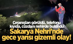Sakarya Nehri'nde gece yarısı gizemli olay! Çırpınışları görüldü, telefonu kıyıda, cüzdanı nehirde bulundu