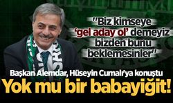 Başkan Yusuf Alemdar: "Biz kimseye ‘gel aday ol’ demeyiz, bizden bunu beklemesinler"