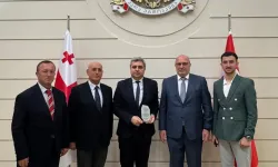 Hendek Gürcü Derneğinden Büyükelçi Kalandia’ya ziyaret