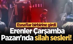 Erenler Çarşamba Pazarı'nda silah sesleri! Esnaflar birbirine girdi
