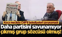 Koca mecliste CHP'li belediyeleri savunamadı: Daha partisini savunamıyor çıkmış grup sözcüsü olmuş!
