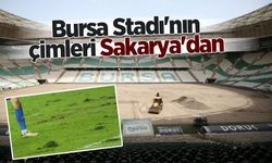 Bursa Stadı'nın çimleri Sakarya'dan