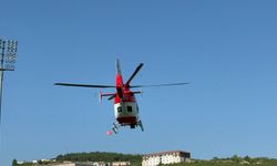 Hava ambulansı 24 yaşındaki genç kız için havalandı