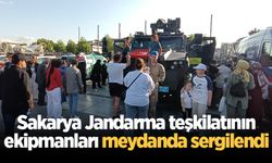 Sakarya Jandarma teşkilatının ekipmanları meydanda sergilendi