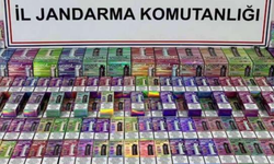 1 milyon 450 bin TL değerinde elektronik sigara ve makaron ele geçirildi
