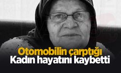 Otomobilin çarptığı 3 çocuk annesi hayatını kaybetti