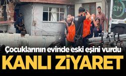 Kanlı ziyaret: Çocuklarının evinde eski eşini vurdu