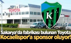 Sakarya'da fabrikası bulunan Toyota, Kocaelispor'a sponsor oluyor!