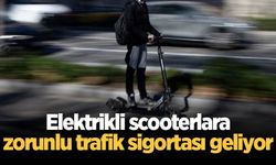 Elektrikli scooterlara zorunlu trafik sigortası geliyor