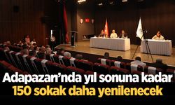 Adapazarı’nda yıl sonuna kadar 150 sokak daha yenilenecek