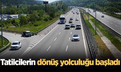 Tatilcilerin dönüş yolculuğu başladı: Bolu geçişinde akıcı yoğunluk
