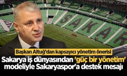 Sakarya iş dünyasından 'güç bir yönetim' modeliyle Sakaryaspor'a destek mesajı