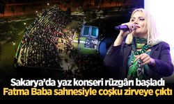 Sakarya’da yaz konseri rüzgârı başladı: Fatma Baba sahnesiyle coşku zirveye çıktı
