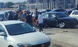 Sabahattin Zaim Bulvarı’nda korkutan kaza