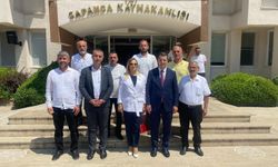 Sapanca Muhtarlar Derneği’nden Kaymakam Canpolat’a veda ziyareti